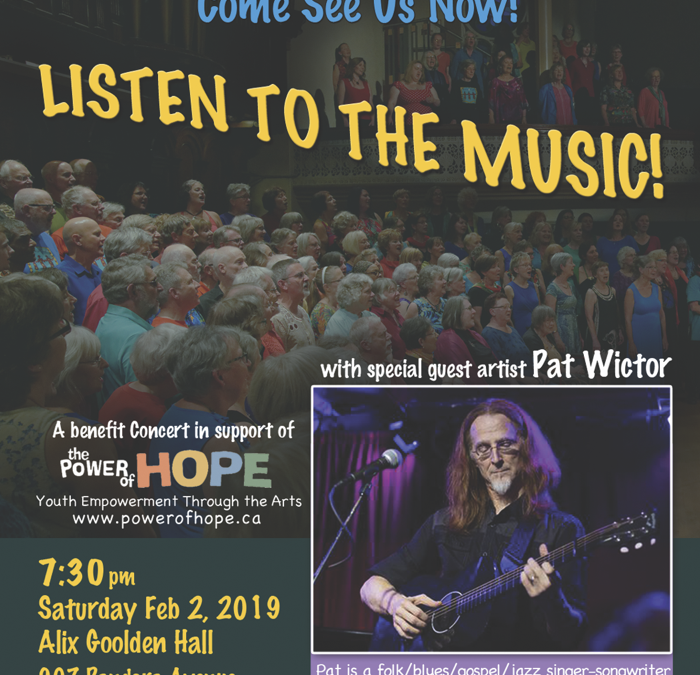 Power of Hope Benefit Concert “Listen to the Music!” with Pat Wictor